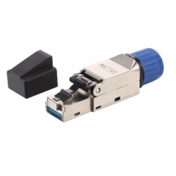 ปลั๊ก FTP CAT6A โดยไม่ต้องใช้เครื่องมือ