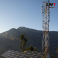 Projeto de torre de comunicação de aço angular durável