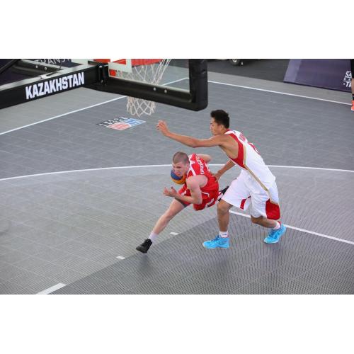 FIBA 3x3 ENLIO SES Interlocking Outdoor Sports Court Tile 03