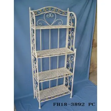 living room antique furniture folding metal bookcase
