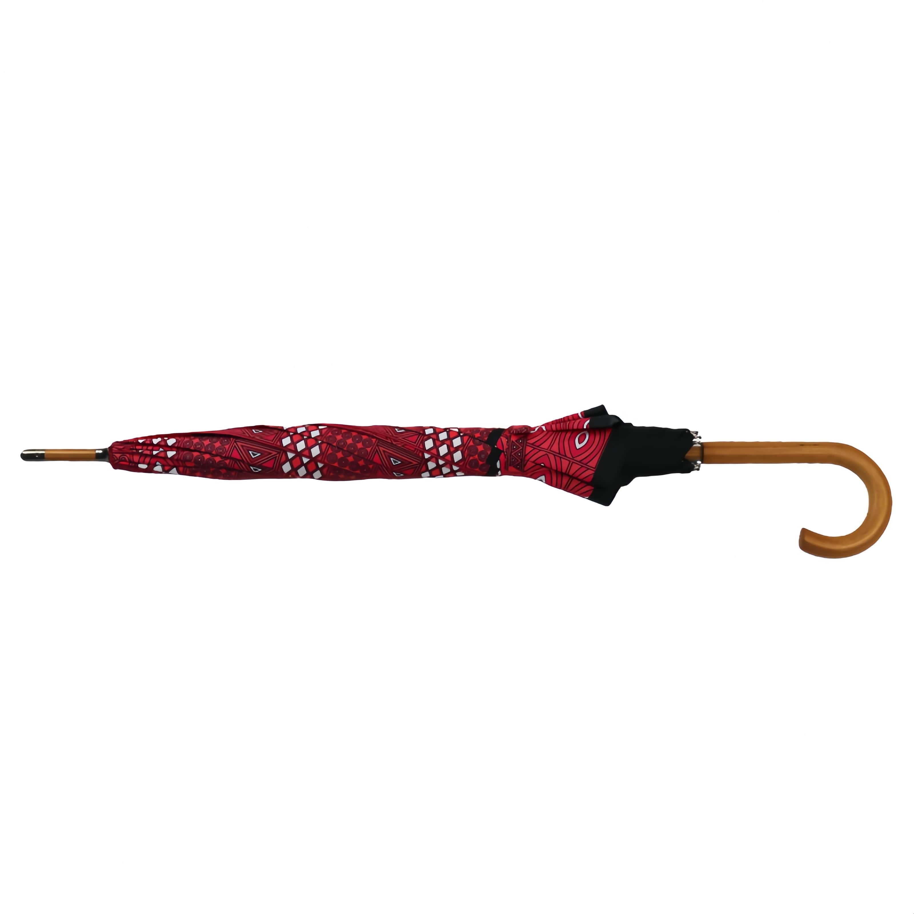 Stylish Automatic Open Wooden Umbrella