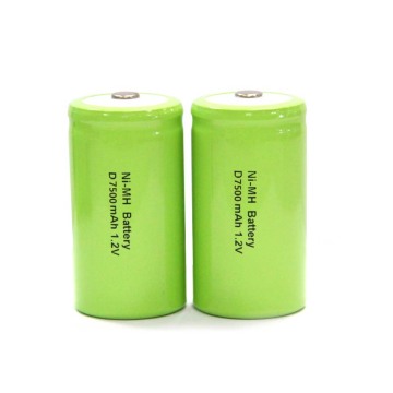 Factory Direct Ni-MH 1.2V 7500mAh Rechargeable Battery for Toys