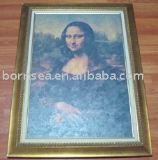 Antique framed canvas printings