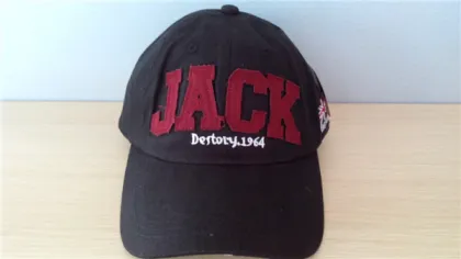 Jack patch embroidery baseball cap