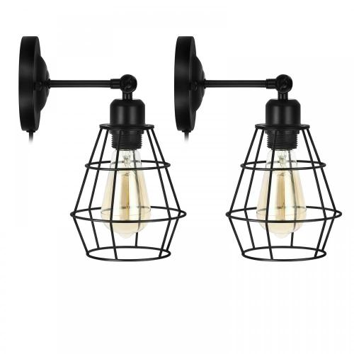 Vintage Style Wall Light with E26 Base