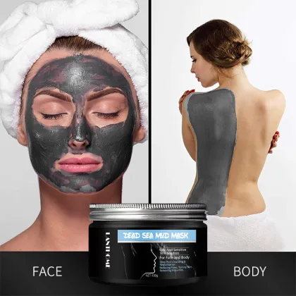 LANTHOME Natural Organic Face Mask: Deep Cleansing, Brightening & Whitening with Dead Sea Mud