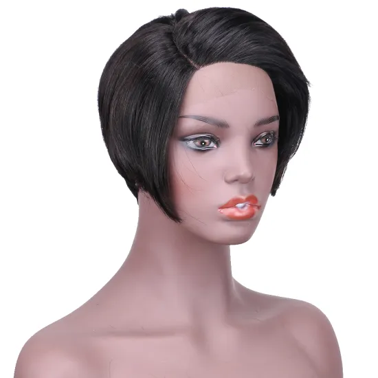 wholesale pixie curls bob wig raw hair wholesale vendor 100% unprocessed brazilian hair hd Swiss lace frontal human hair wigs