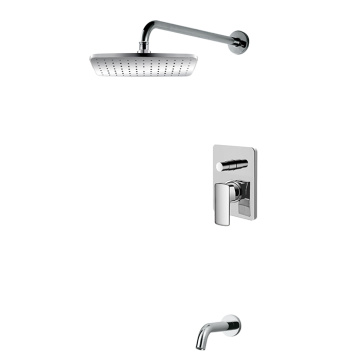 Chrome One Handle Tub And Shower Faucet Combo