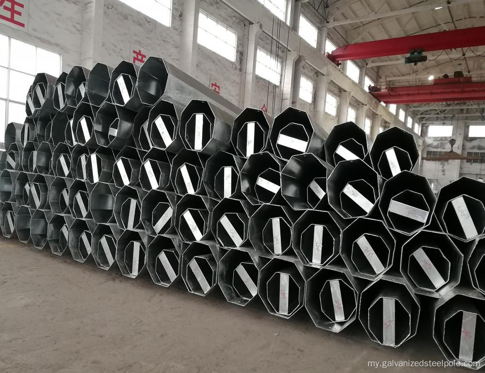 40.9M galvanized power ဖြန့်ဖြူးသံမဏိစို့