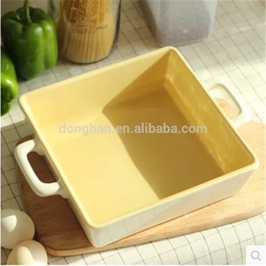 High quality Square porcelain ramekins