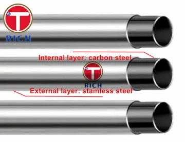 GB/T18704 Q195 Q235 12Cr18Ni9 Stainless Steel Clad Pipes