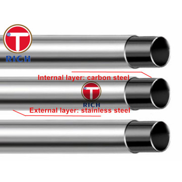 GB/T18704 Q195 Q235 12Cr18Ni9 Stainless Steel Clad Pipes