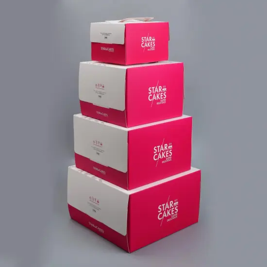 Paper box for cake