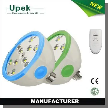 Rechargeable brightness led remote control emergency lamp