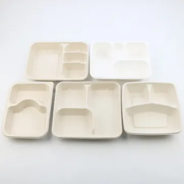 Disposable Corn Starch Food Tray Dinnerware Tableware