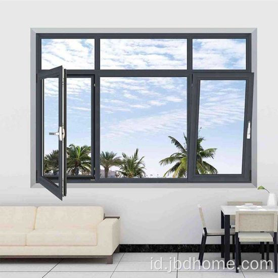 Jendela Casement Aluminium Anti-Thief Aluminium Casement Window