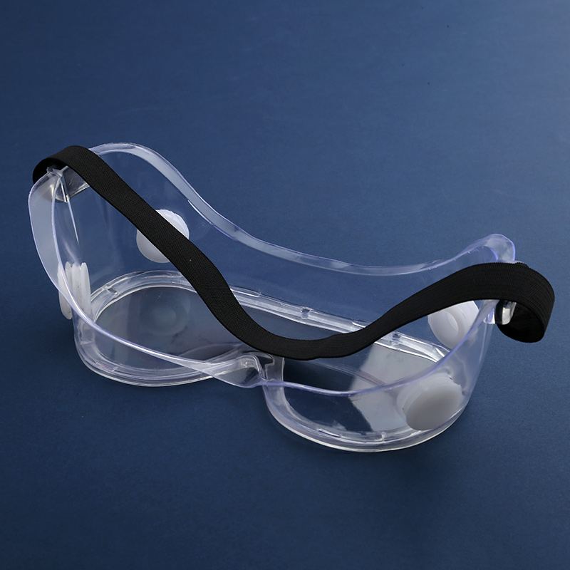 Fully transparent safety goggles