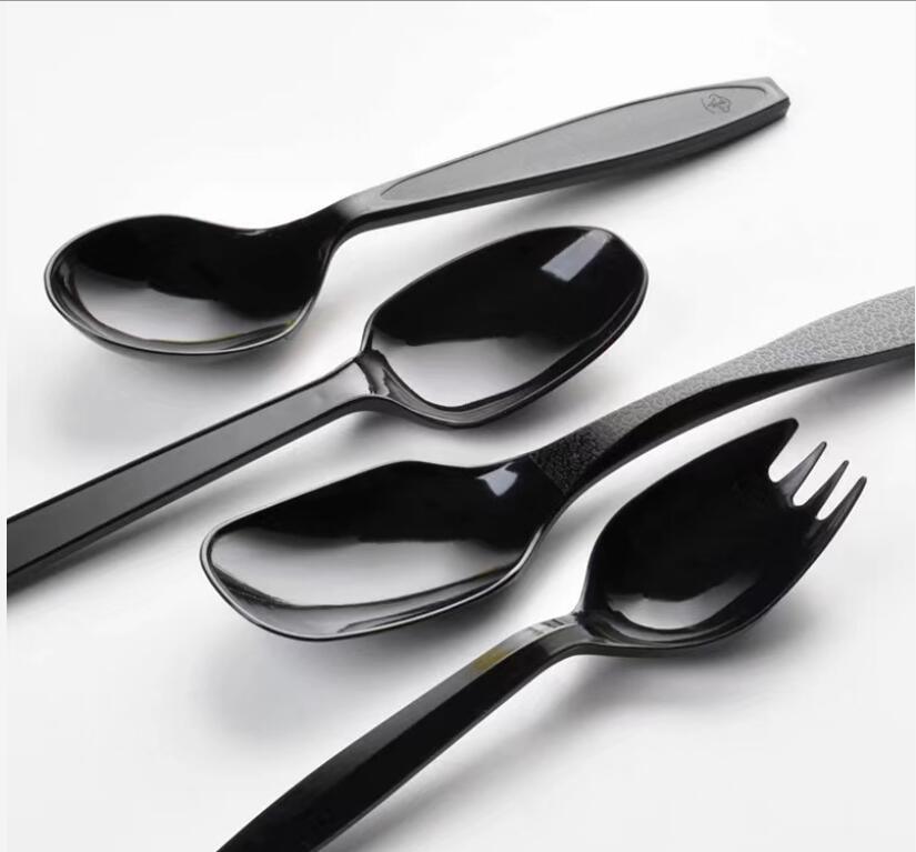 Individually Wrapped Disposable Dinnerware PP Plastic Utensil Tableware Cutlery Spoon Knife Fork