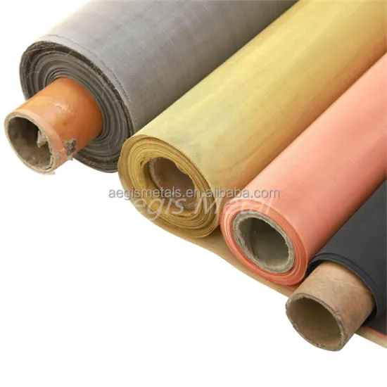 Ultra Fine Mesh Phosphor Bronze Wire Screen for EMI/RFI Shielding (80, 100, 150, 200 Mesh)