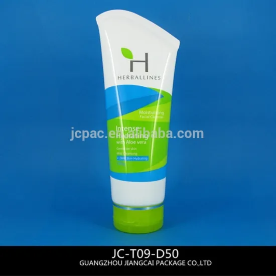 Facial Cleanser Empty Tube ,Plastic Lotion Tube Containers, Flexible Packaging
