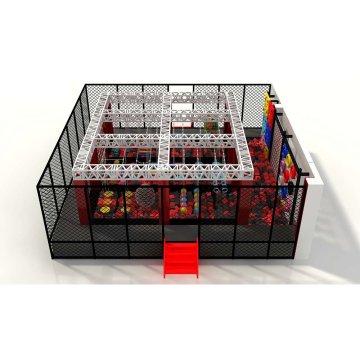 Indoor Ninja Warrior Course: Challenges for Kids and Adults