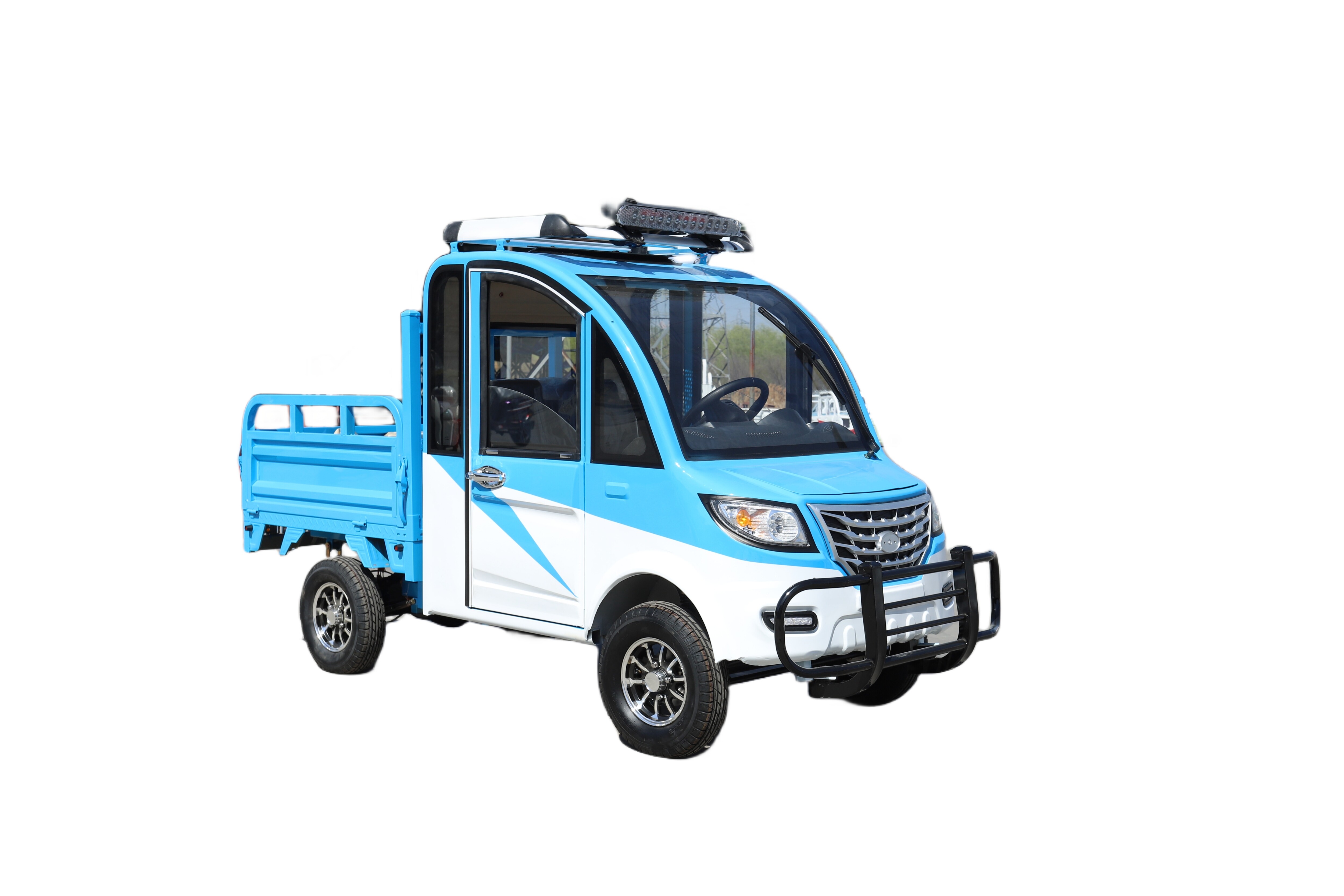 4 Wheel Half Enclosed Cargo Electric Tricycle