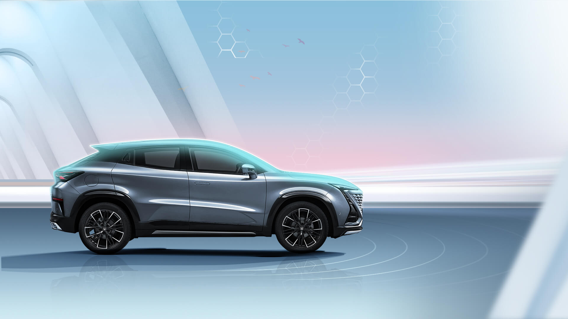 Fuel Efficient And Long Range Changan Uni-t Suv Car - Second Generation ...