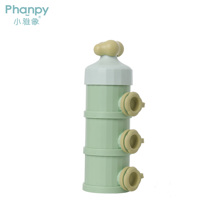 Cloud Shape Baby Milk Powder Container Dispenser-Green