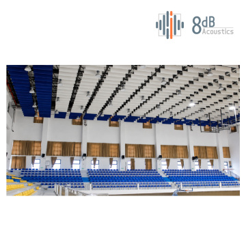 Silicon-crystalline sand spatial sound absorber