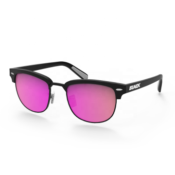 Pink Lens Polarized Sunglasses Wholesale TR90 Frame for Men