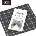 Caderno de costura individual adorável estilo gato