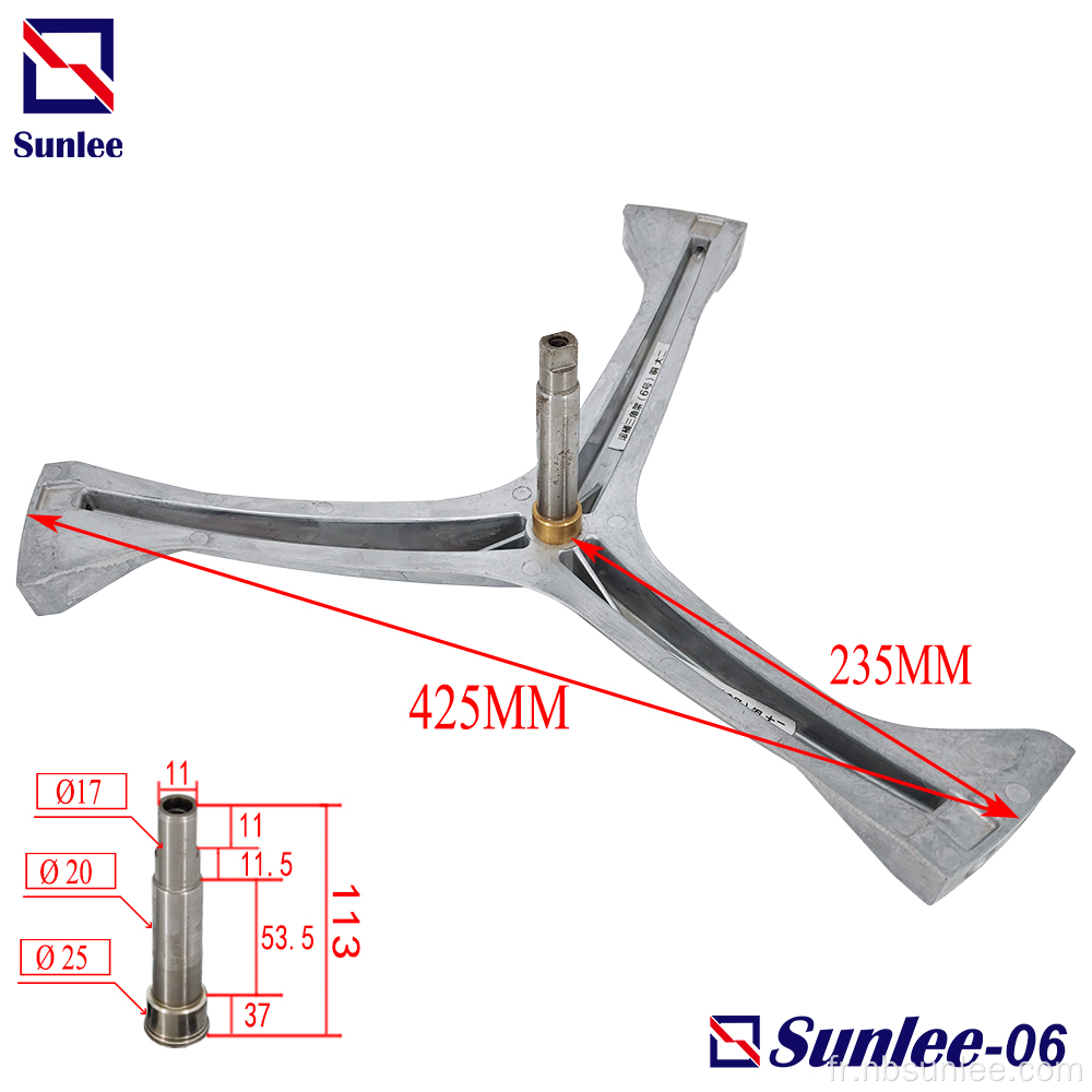 Support de tambour de machine à laver à chargement frontal