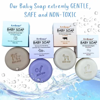 Natural Anti Sepsis Private Label Baby Skin Care Hand Washing Bar Soap - Organic Whitening Baby Soap