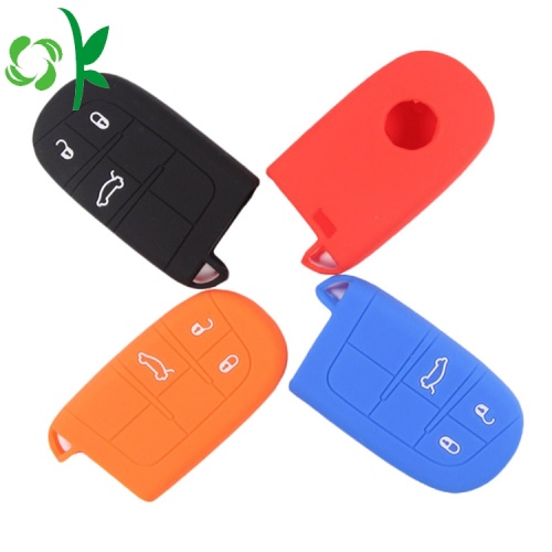 Màu sắc tuyệt vời chất lượng cao Silicone Car Key Cover / Cap