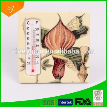 ceramic thermometer, ceramic decorative thermometer, new style thermometer