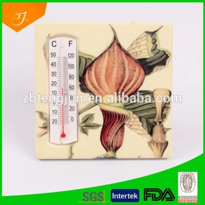 ceramic thermometer, ceramic decorative thermometer, new style thermometer