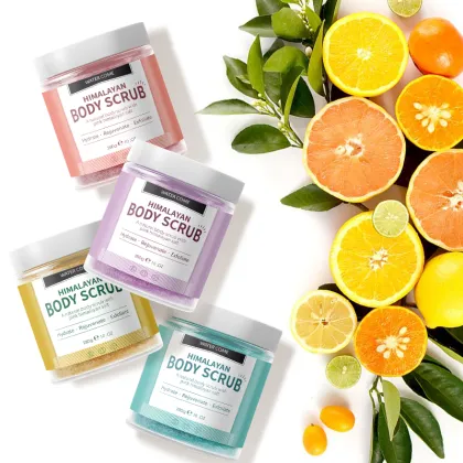 Korean Whitening Body Scrub with Natural Dead Sea Salt