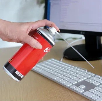 COMPRESSED AIR DUSTER SPRAY CAN CLEANER DUST REMOVER