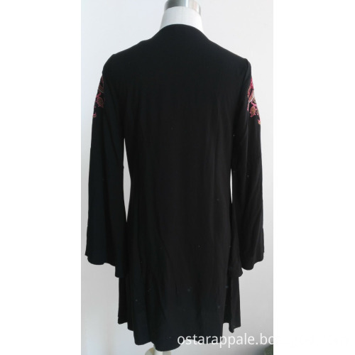 Sexy Fashion New Design V Neck Ladies Dress