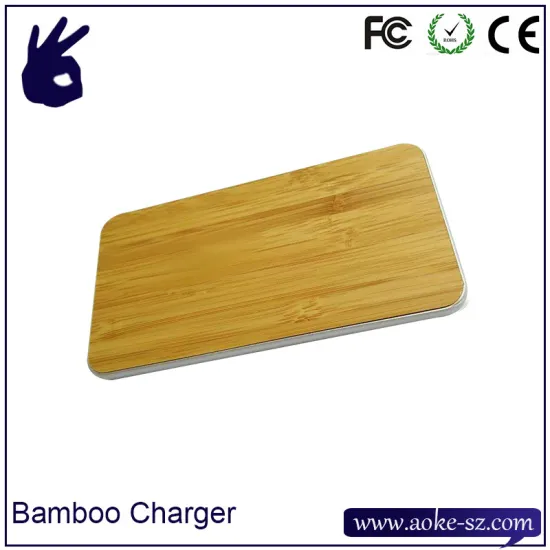 High-End Bamboo Wireless Charger for iPhone 6