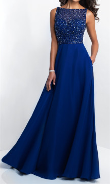 New Style Beading Bridesmaid Prom Dress