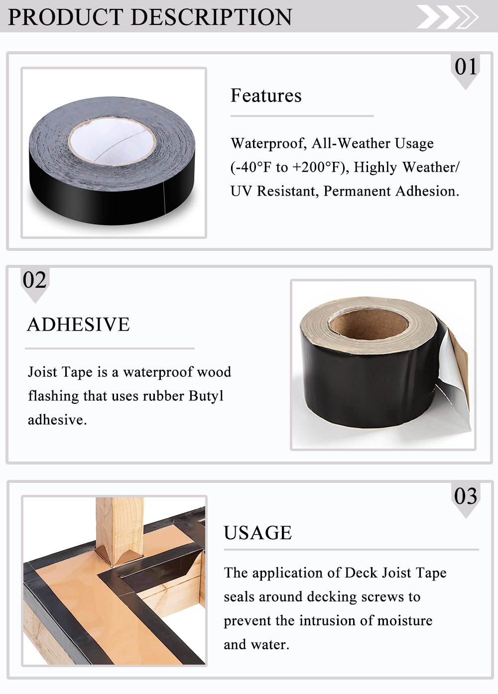 Details Of Joist Tape