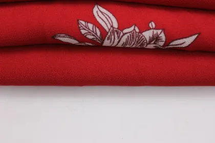 pure chiffon fabric printing dress shirt dress nonwoven