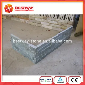 Decorative Wall Black Slate Natural Culture Stone
