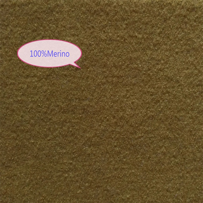 100% boiled merino wool fabric