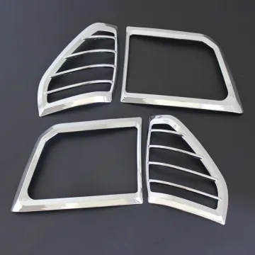 YCSUNZ Chromed Headlight Cover for Toyota Prado FJ90 - Exterior Accessory