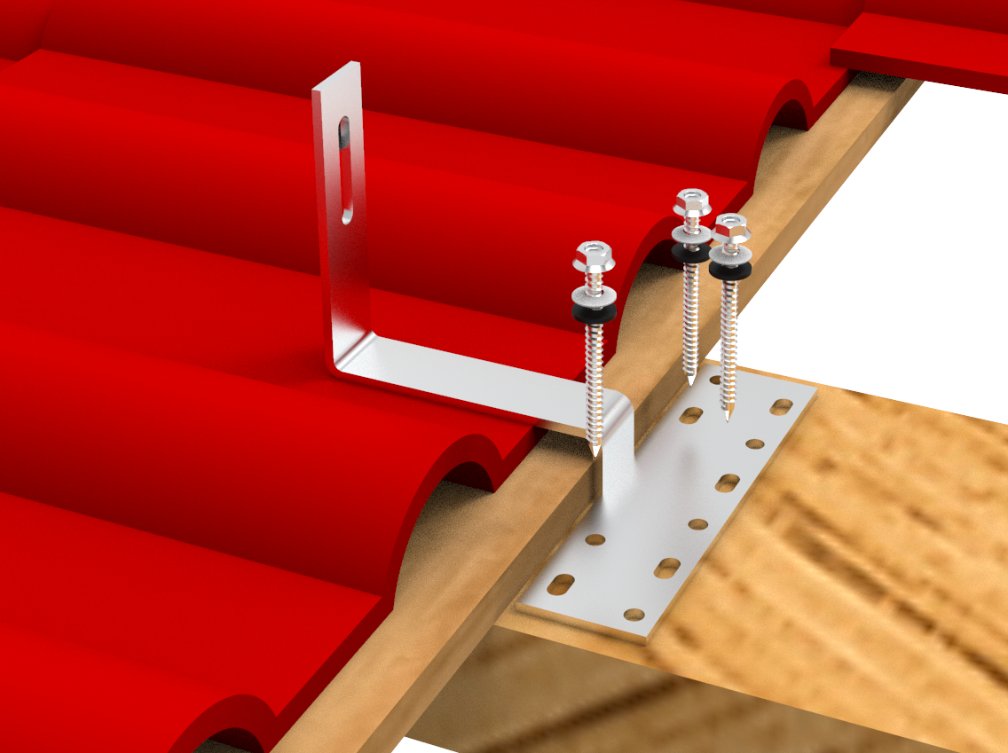 Bending Adjustable Hook For Tile Roof