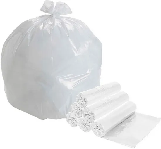 Tall Kitchen Black PE Plastic Trash Packaging Garbage Bag