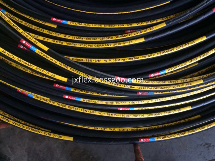 wire braided hydraulic hose