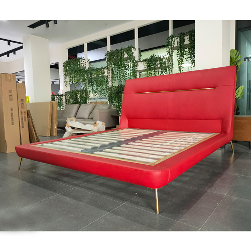 Fabric Soft Bed Modern Top Quality Furniture Supplier